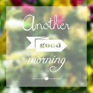 Blurred template backdrop with place for text Greeting floral card N2