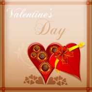 abstract valentine card N2