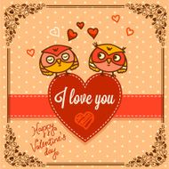 background with cute owls