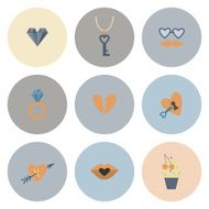 Happy Valentines Day Icons N325