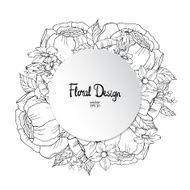 floral frame N120