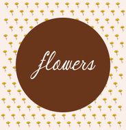 Flowers floral card N14