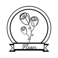 Flowers floral card N23
