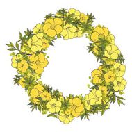 Floral wreath N12