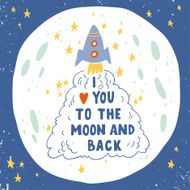I love you to the moon and back N11