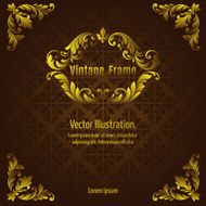 Vintage Gold Frame N6
