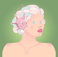 Faun lady with the lamb horns N2
