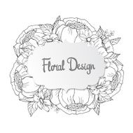 floral frame N123