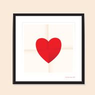 love heart paper background N7