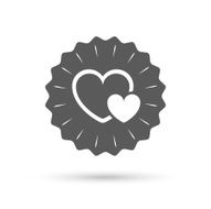 Hearts sign icon Love symbol N2