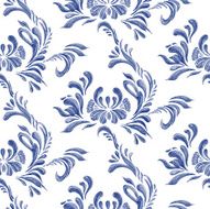 Abstract Elegance Seamless pattern with floral background N9