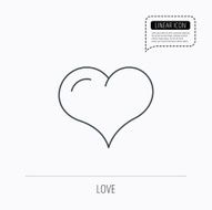 Love heart icon Life sign N20