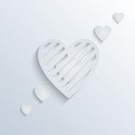 Papercage Heart Background