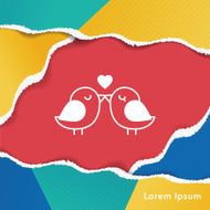 lover birds icon
