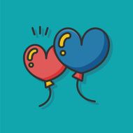 heart balloon icon N3