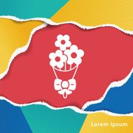 Flower bouquet icon N7