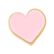 Vector Cookie Heart N2