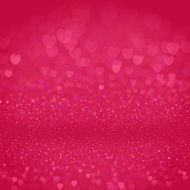 Heart valentine light background