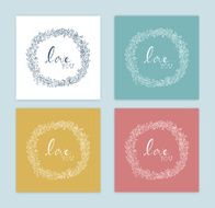 floral card templates