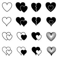 Hearts Love Icons