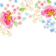 Vector flowers background N2