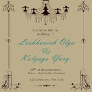 wedding invitation N75