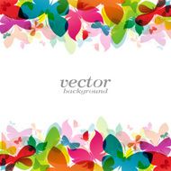 Butterfly design on white background N3