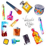 watercolor cosmetics and perfumes N2