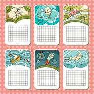 cute blocks for cards notes N2