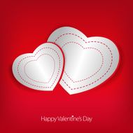 Valentine&#039;s day love card with heart sign N4