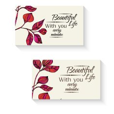 Banner floral ornament N5