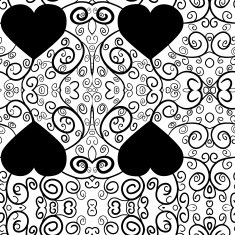 Seamless Hearts N12