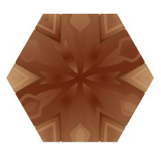 Decorative wooden mosaic parquet table