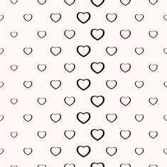 Seamless simple minimalistic heart background N2