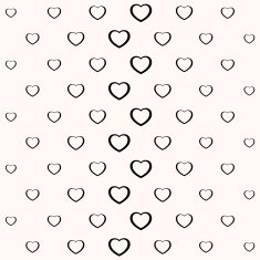 Seamless simple minimalistic heart background N3