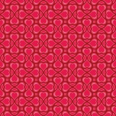 Vector seamless background heart shape N18
