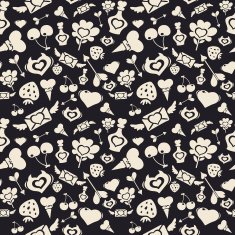 Sweet Valentine Pattern Dark