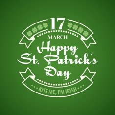 Typography St Patrick's Day Vector illustration