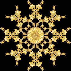 Golden flower pattern N11