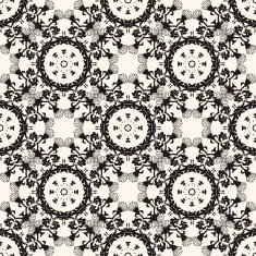 Ornate seamless floral pattern decorative wallpaper
