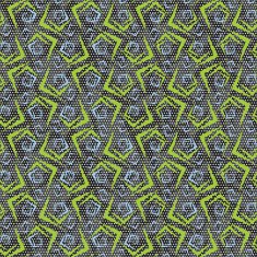 Textured ornament with green and blue rough shapes