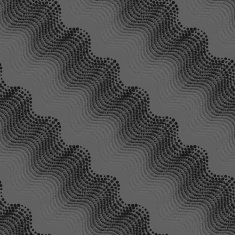 Repeating ornament of dotted wavy texture with monochrome transa