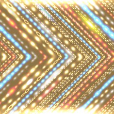 Geometric background with stylized shiny arrow N2