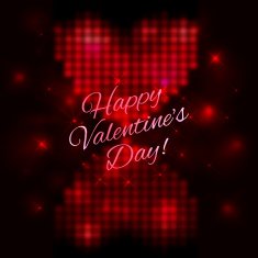 Happy Valentine's Day card for your design
