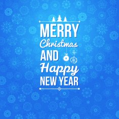 Merry Christmas and Happy New Year card N9