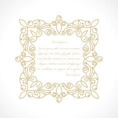 floral frame N113