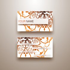 Floral business card N5