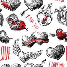 Hearts pattern N14