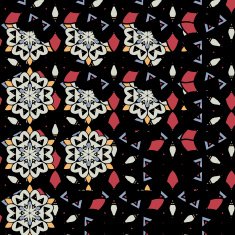 Mandalas wallpaper Seamless oriental design Vintage endless background Ornate motif