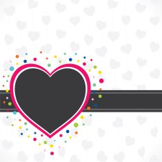 happy valentine day greeting design